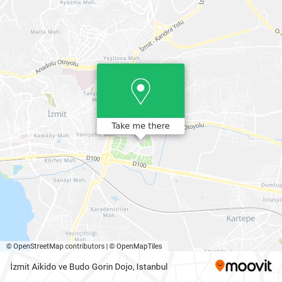 how to get to izmit aikido ve budo gorin dojo in kocaeli merkezi by bus or cable car