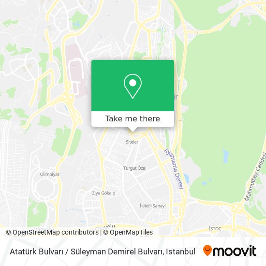 Atatürk Bulvarı / Süleyman Demirel Bulvarı map