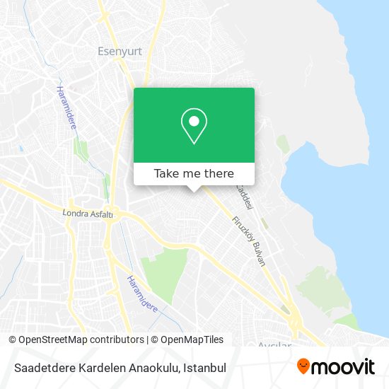 Saadetdere Kardelen Anaokulu map