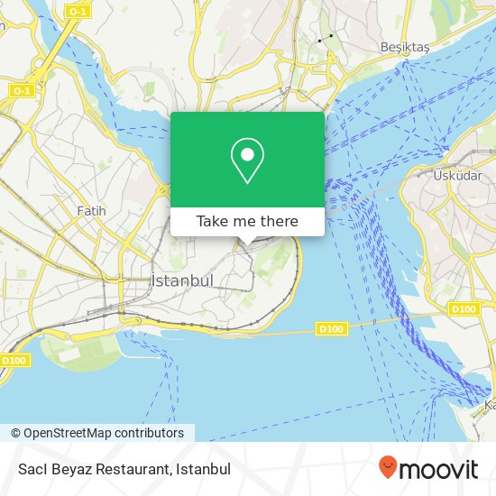 SacI Beyaz Restaurant map