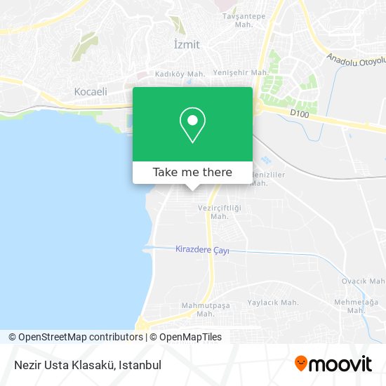Nezir Usta Klasakü map