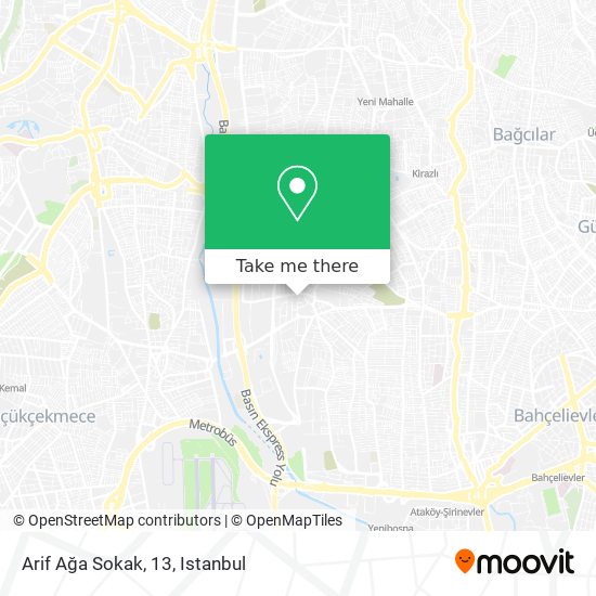 Arif Ağa Sokak, 13 map