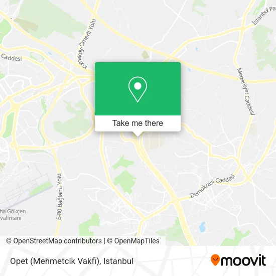 Opet (Mehmetcik Vakfi) map
