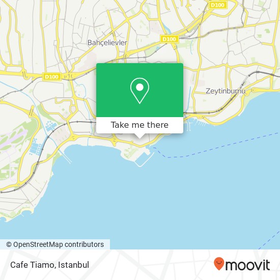 Cafe Tiamo map