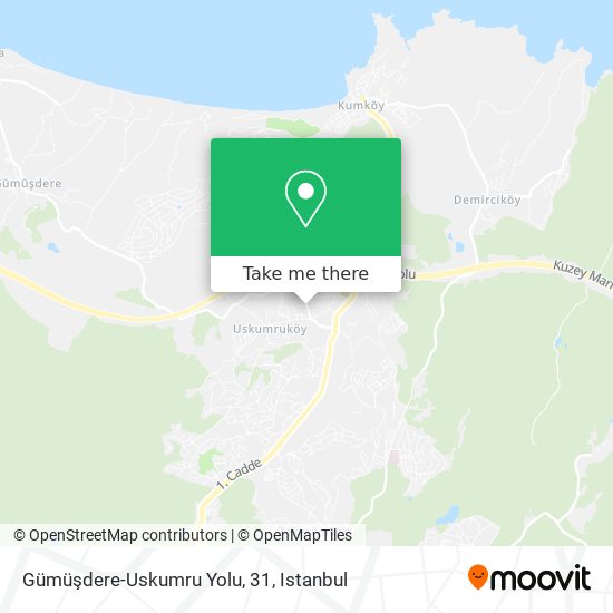 Gümüşdere-Uskumru Yolu, 31 map