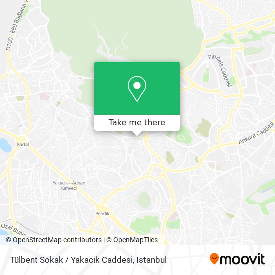 Tülbent Sokak / Yakacık Caddesi map