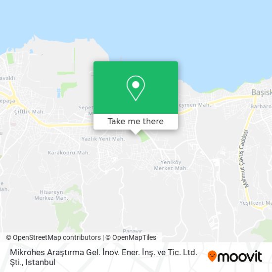 Mikrohes Araştırma Gel. İnov. Ener. İnş. ve Tic. Ltd. Şti. map