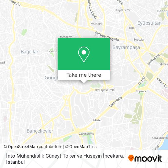 İnto Mühendislik Cüneyt Toker ve Hüseyin İncekara map