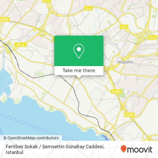 Feritbey Sokak / Şemsettin Günaltay Caddesi map