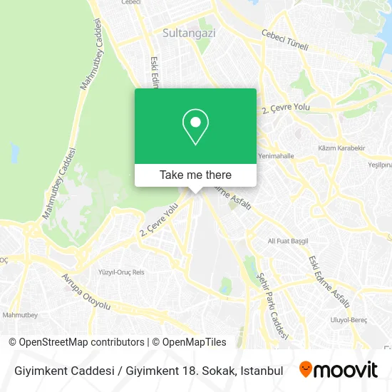 Giyimkent Caddesi / Giyimkent 18. Sokak map