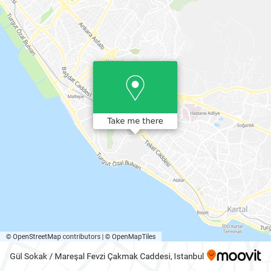 Gül Sokak / Mareşal Fevzi Çakmak Caddesi map