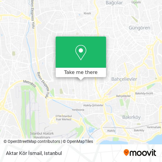 Aktar Kör İsmail map
