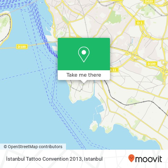 İstanbul Tattoo Convention 2013 map