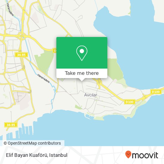 Elif Bayan Kuaförü map