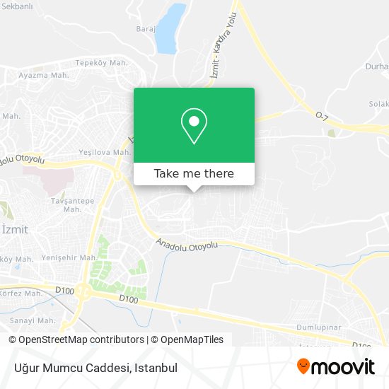 Uğur Mumcu Caddesi map