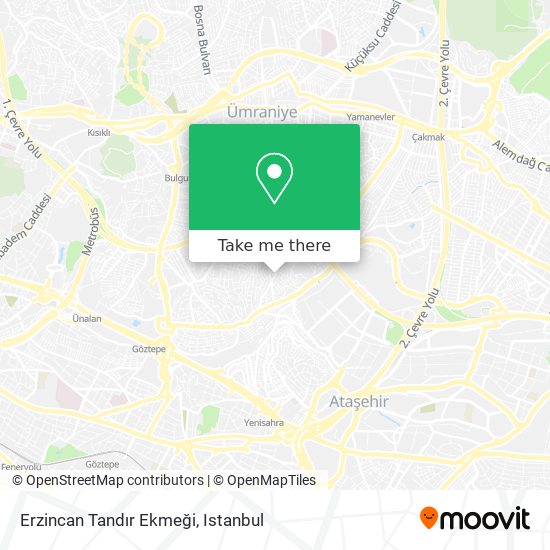 Erzincan Tandır Ekmeği map
