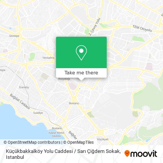Küçükbakkalköy Yolu Caddesi / Sarı Çiğdem Sokak map