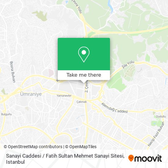 Sanayi Caddesi / Fatih Sultan Mehmet Sanayi Sitesi map