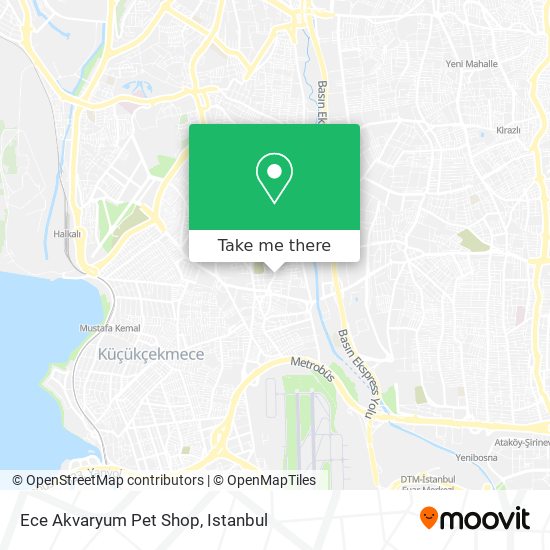 Ece Akvaryum Pet Shop map