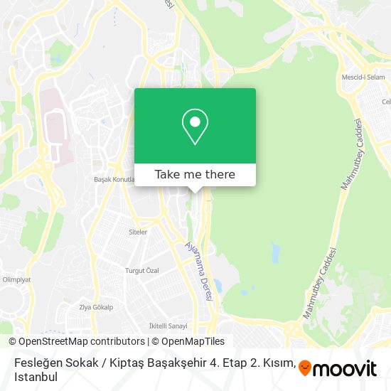 Fesleğen Sokak / Kiptaş Başakşehir 4. Etap 2. Kısım map