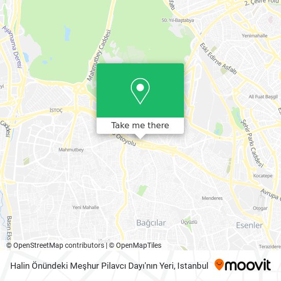 Halin Önündeki Meşhur Pilavcı Dayı'nın Yeri map