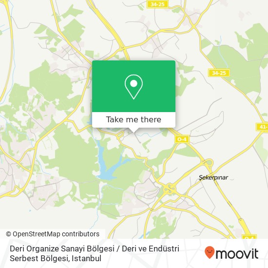 Deri Organize Sanayi Bölgesi / Deri ve Endüstri Serbest Bölgesi map