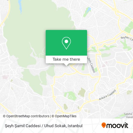 Şeyh Şamil Caddesi / Uhud Sokak map