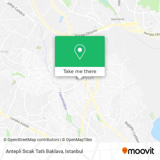 Antepli Sıcak Tatlı Baklava map