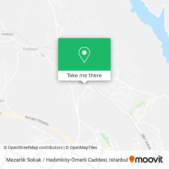 Mezarlık Sokak / Hadımköy-Ömerli Caddesi map