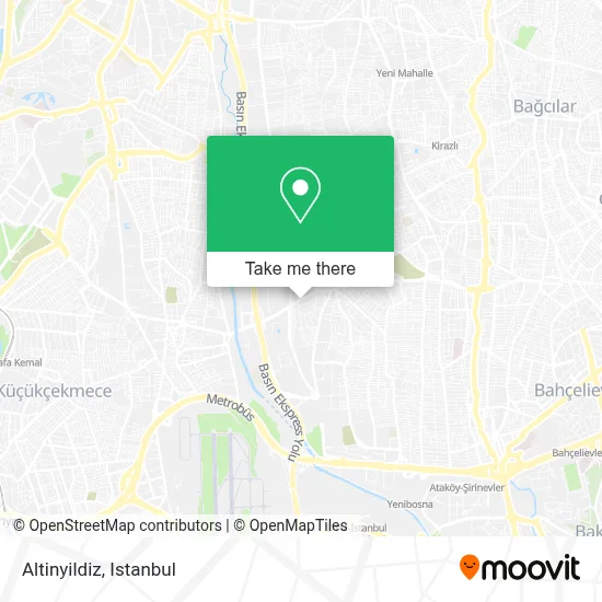 Altinyildiz map