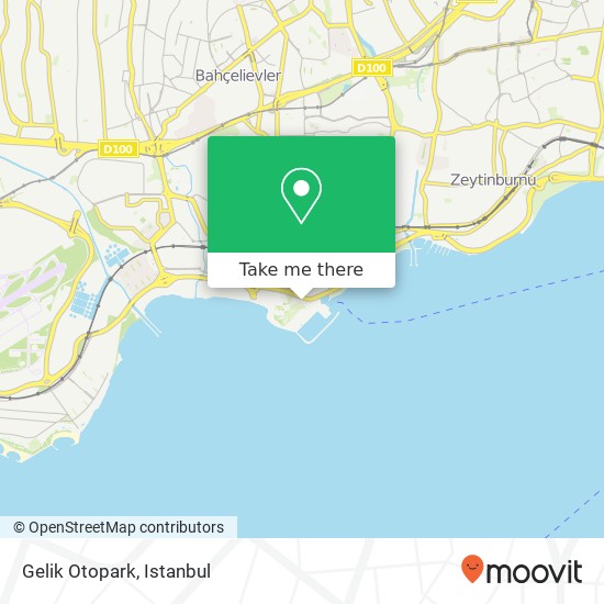 Gelik Otopark map