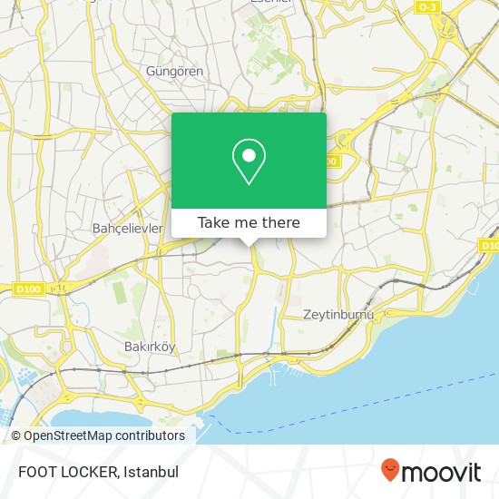 FOOT LOCKER map