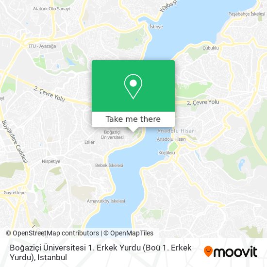 Boğaziçi Üniversitesi 1. Erkek Yurdu (Boü 1. Erkek Yurdu) map