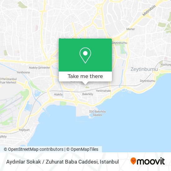 Aydınlar Sokak / Zuhurat Baba Caddesi map