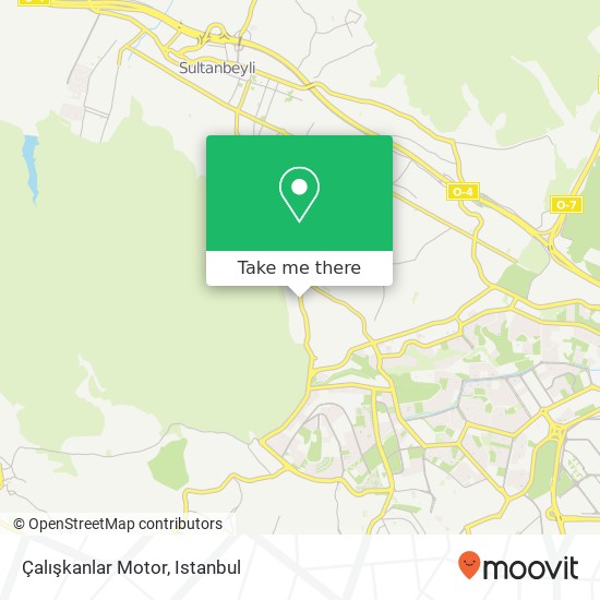 Çalışkanlar Motor map