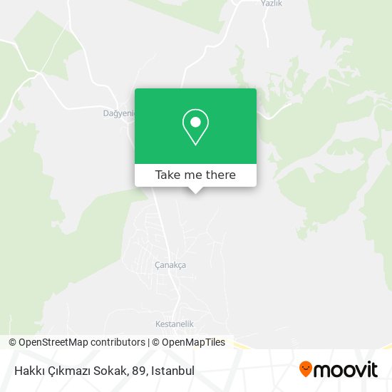 Hakkı Çıkmazı Sokak, 89 map