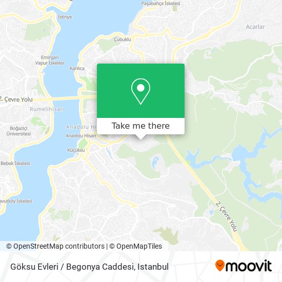 Göksu Evleri / Begonya Caddesi map