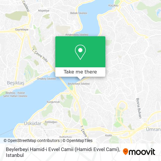 Beylerbeyi Hamid-i Evvel Camii (Hamidi Evvel Cami) map