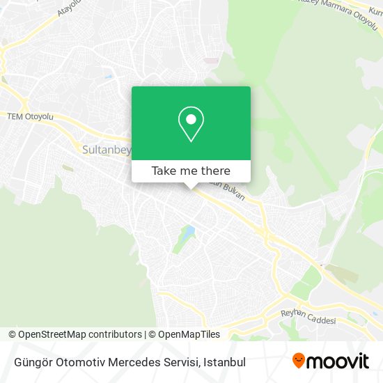 Güngör Otomotiv Mercedes Servisi map