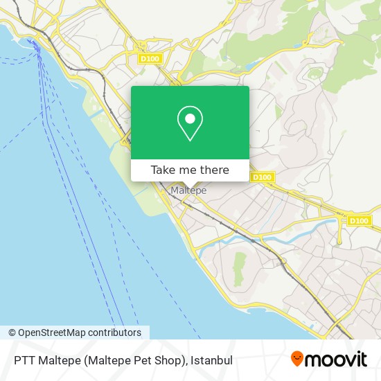 PTT Maltepe (Maltepe Pet Shop) map