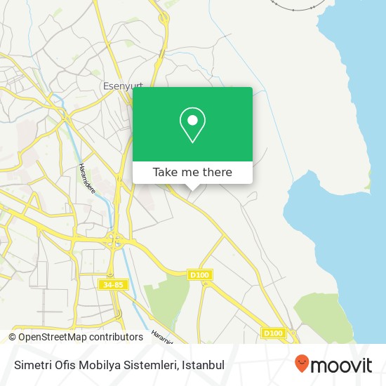 Simetri Ofis Mobilya Sistemleri map