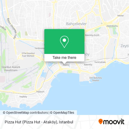 Pizza Hut (Pizza Hut - Ataköy) map