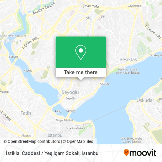 İstiklal Caddesi / Yeşilçam Sokak map
