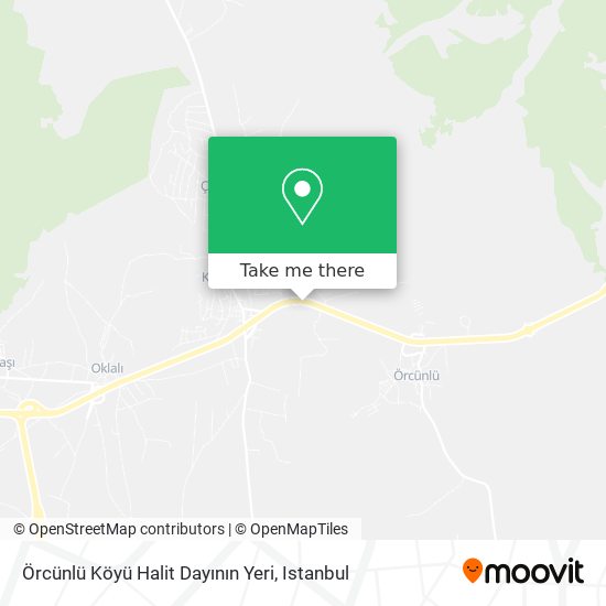 Örcünlü Köyü Halit Dayının Yeri map