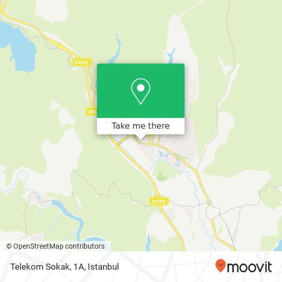 Telekom Sokak, 1A map