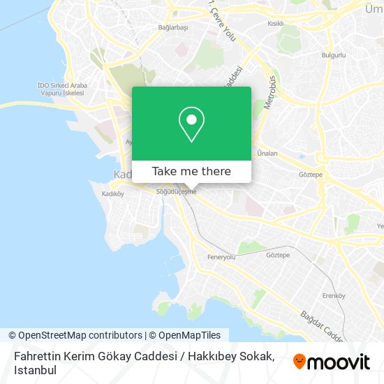 Fahrettin Kerim Gökay Caddesi / Hakkıbey Sokak map