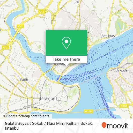 Galata Beyazıt Sokak / Hacı Mimi Külhani Sokak map