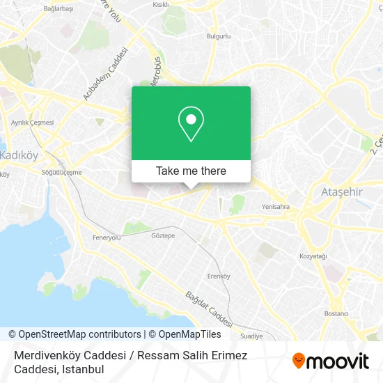 Merdivenköy Caddesi / Ressam Salih Erimez Caddesi map