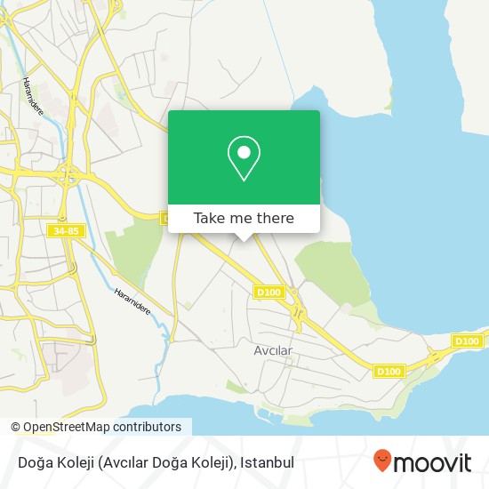 Doğa Koleji (Avcılar Doğa Koleji) map