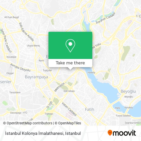 İstanbul Kolonya İmalathanesi map